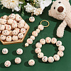 140Pcs 6 Styles Natural Wood European Beads WOOD-OC0003-58-5