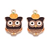 Thanksgiving Day Theme Alloy Enamel Pendants ENAM-T020-35D-1