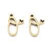 304 Stainless Steel Charms STAS-M327-02G-O-1