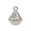 Brass Pave Clear Cubic Zirconia Pendants LS-KK-L238-07P-1
