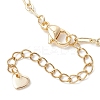 3MM Brass Figaro Chain Bracelet Makings AJEW-JB01417-4