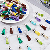 100Pcs 10 Colors Faux Suede Tassel Pendant Decorations FIND-SC0002-28-4