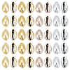20Pcs 2 Colors UV Plated Freshwater Shell Pendants SHEL-HY0001-07-1