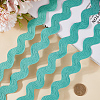 9 Yards Polyester Wavy Fringe Trim Ribbon OCOR-XCP0002-94D-2