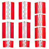 10Pcs 4 Styles Acrylic & Stainless Steel Self Adhesive Hinge FIND-BC0014-38-1