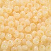 Imitation Jade Glass Seed Beads SEED-Z001-A-A13-3