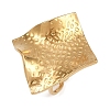 Adjustable 304 Stainless Steel Cuff Rings for Women LS-RJEW-B135-06G-2