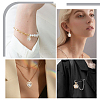100Pcs 2 Style Rack Plating Eco-Friendly Iron Charms IFIN-SC0001-37-5
