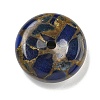 Synthetic Gold Clinquant Stone Pendants G-P549-03D-1
