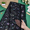 Heart Pattern Polyester Mesh Fabric DIY-WH0591-146C-3