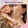 586Pcs Round Imitation Gemstone Acrylic Beads OACR-SP0001-36-4