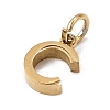 304 Stainless Steel Charms SA-CBABF3F-01G-C-2