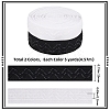 10 Yards 2 Colors Non-slip Transparent Silicone Polyester Elastic Band OCOR-GF0004-15A-2