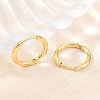 Brass Huggie Hoop Earrings Earrings KK-CBA8A92-03G-2