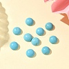 Craft Findings Dyed Synthetic Turquoise Gemstone Flat Back Dome Cabochons TURQ-S266-6mm-01-5