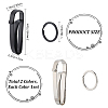 2 Sets 2 Colors Belt Loop Keychain Chip KEYC-CP0001-23-2