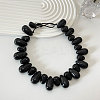 Resin Teardrop Beaded Necklaces for Women FS-WG19753-06-1