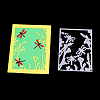 Rectangle with Dragonfly Frame Carbon Steel Cutting Dies Stencils LS-DIY-F028-34-1
