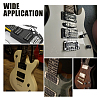 6Sets 2 Colors Alloy Humbucker Cover Guitar Pickup Frame Mounting Ring AJEW-FG0001-83-6