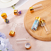 40Pcs Clear Glass Bottles Bead Containers CON-SC0001-15B-02-4