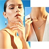 18Pcs 3 Colors Transparent Glass Pendants GLAA-YW0004-52A-6
