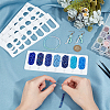 4Pcs Acrylic Bead Design Boards FIND-BC0013-08B-3