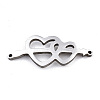 Non-Tarnish 304 Stainless Steel Link Connectors STAS-T059-06P-1