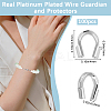 100Pcs Brass Wire Guardian KK-BBC0025-16C-P-2