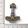 Ion Plating(IP) Viking 304 Stainless Steel Pendants STAS-D014-07AG-3