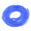 Imitation Jade Frosted Glass Bead Strands EGLA-A039-J2mm-MD04-3