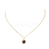 Natural Mixed Stone Pendant Necklaces NJEW-JN05489-02-4