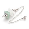 Natural Green Aventurine Dowsing Pendulums KK-F756-09G-1