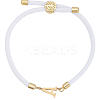 1pc Adjustable Nylon Cord Slider Bracelets for Women BJEW-LP0001-33A-G-1