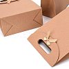 Kraft Paper Gift Bags with Ribbon Bowknot Design CARB-WH0009-05B-4