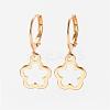 304 Stainless Steel Leverback Earrings EJEW-D227-08-1