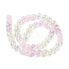 Electroplate Glass Beads Strands EGLA-D300-06-8mm-13-5
