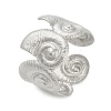 Conch 304 Stainless Steel Cuff Bangles for Women BJEW-A150-02P-2