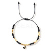 Heart Brass Enamel Charm Bracelets CK5066-1-1