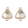 Transparent K9 Glass Connector Charms GLAA-N038-60-F12-1