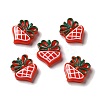 Christmas Opaque Resin Cabochons RESI-K019-32-1