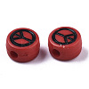Opaque Acrylic Beads X-MACR-N008-20A-3
