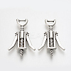 Tibetan Style Alloy Pendants LS-TIBE-T010-26AS-RS-1