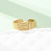 304 Stainless Steel Open Cuff Rings for Women RJEW-K309-17G-2