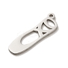Non-Tarnish 304 Stainless Steel Pendants LS-STAS-O005-16P-2
