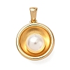 304 Stainless Steel Pendants STAS-A092-02E-G-1