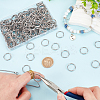 200Pcs 304 Stainless Steel Open Jump Rings STAS-AR0002-15-4