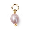 Natural Cultured Freshwater Pearl Rice Charms PALLOY-JF04841-3
