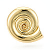 Brass Adjustable Open Cuff Rings for Women RJEW-N051-01B-G-2