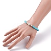 Handmade Polymer Clay Heishi Beads Stretch Bracelet BJEW-JB07453-3