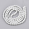 Baking Paint Pearlized Glass Pearl Bead Strands HY-T002-01B-01-1